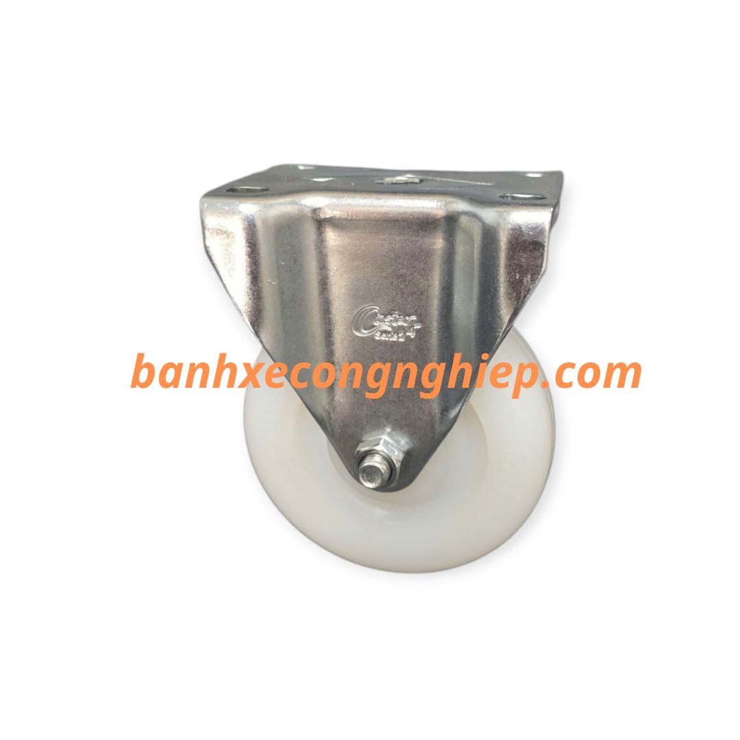 Bánh xe PA phi 75mm, 100mm, 125mm càng thép cố định Caster Serie 2 tải trung