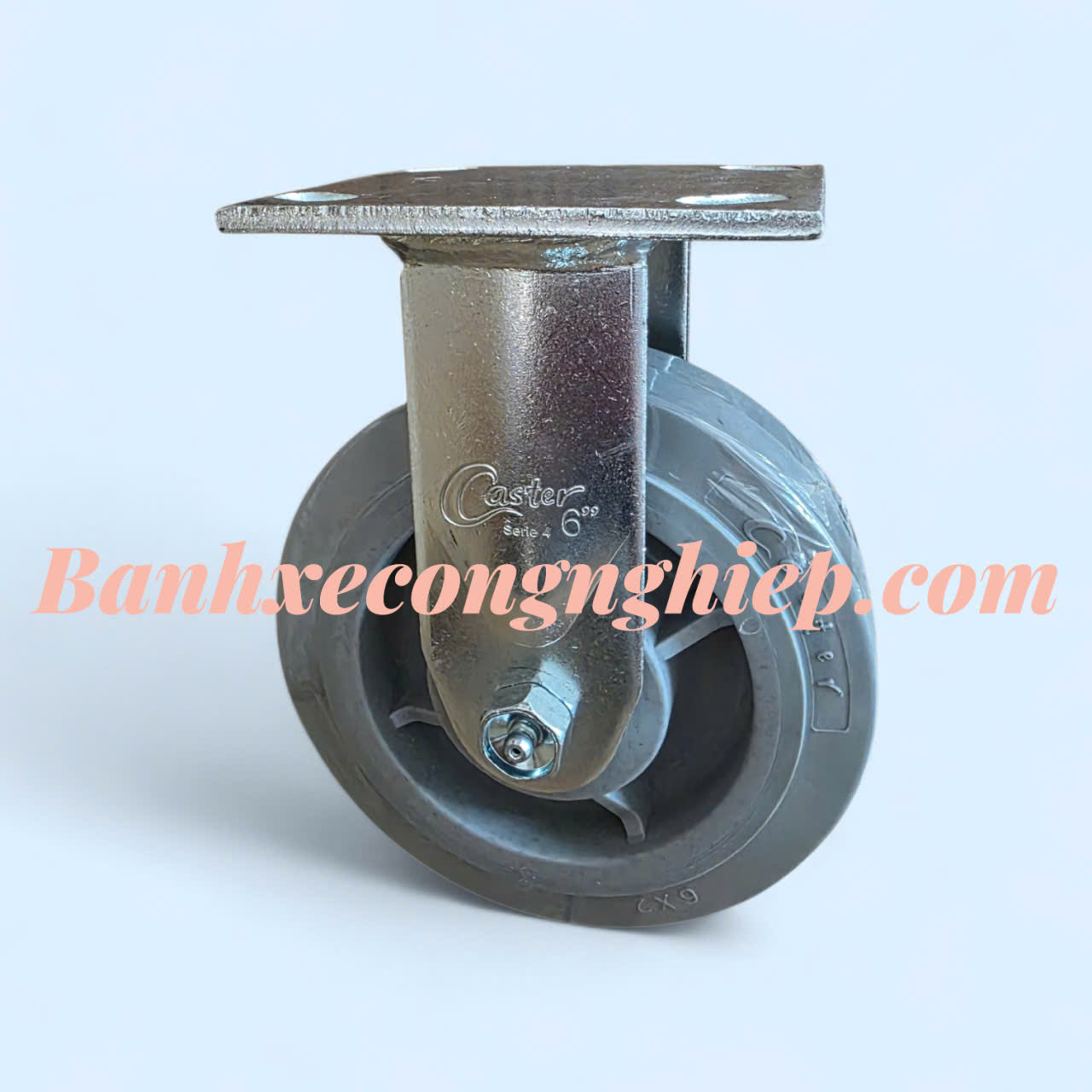 Bánh xe cao su Hi -tech Perferma 100mm, 125mm, 150mm, 200mm càng thép cố định